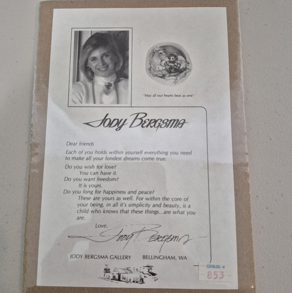 Jody Bergsma Gallery Art - 6 Vintage Signed and Matted Postcard Prints - Picture 6 of 14